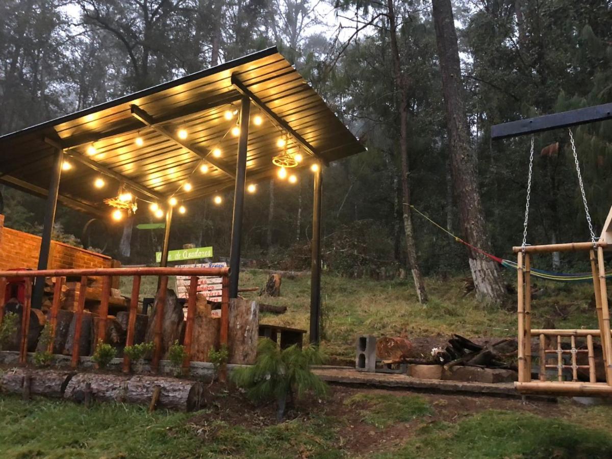 Cabana Romantica En El Bosque! Acaxochitlán Buitenkant foto